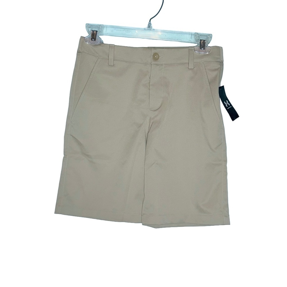Under Armour match play khaki youth medium zip
Up shorts